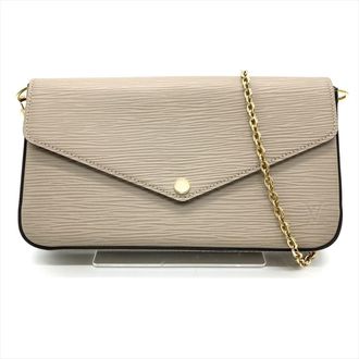 Louis Vuitton Beige Epi Leather Pochette (Pre-Owned)