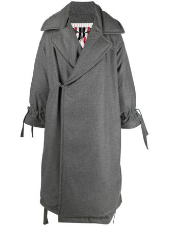 Thom Browne Jas met asymmetrische knoop - Grijs