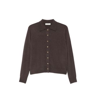 Jcsophie Porcelain Button-up Collared Cardigan