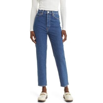 Re/Done Ultra High Waist Ankle Stovepipe Jeans in Western Rinse at Nordstrom Rack, Size 25
