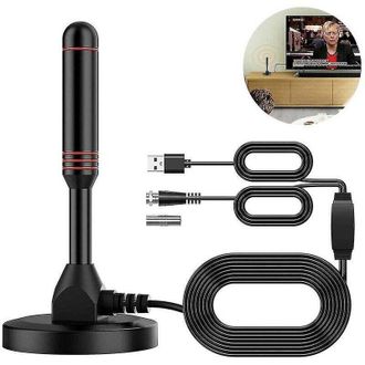 OEM Antenna Da Interni Con Amplificatore - Antenna Tv Da Interni - Antenna Hdtv