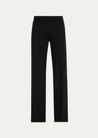 Kobi Halperin Reese Straight Double-Knit Ponte Pants