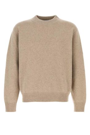 Prada Beige Crew Neck Sweaters