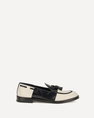 Fratelli Rossetti Brera Damier bicolor leather Loafers Female 40