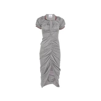 Vivienne Westwood Dames, Jurken, Grijs, Maat: XS Katoen