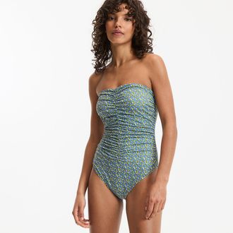 La Redoute Collections Badpak met bloemenprint