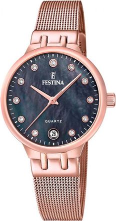 Festina Womens F20716-2 Ladies Mademoiselle Watch - Rose Gold - One Size