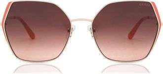 Guess GU7843 32F Womens Sunglasses Gold Size 61