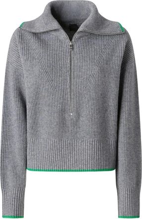 Pinko Groen Grijs Folegandros Stijlvol Model - Dames - Coltruien - Grijs - L - Truien & Vesten