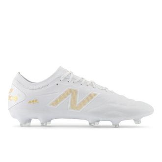 New Balance Uomo 442 Elite FG V2 in Bianco/Marrone, Sintetica, Taglia 40.5