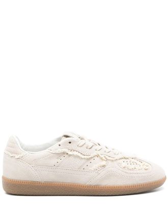 Alohas Tb.490 Crochet Cream Leather Sneakers