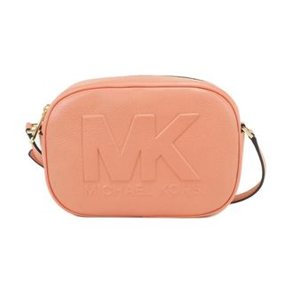Michael Kors Cross Body Bags, female, Pink, Size: ONE SIZE Jet Set Travel Medium Oval Camera Crossbody Bag