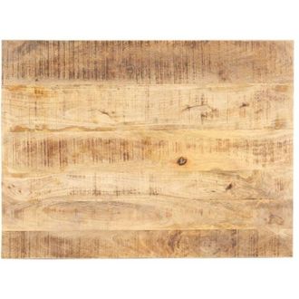vidaXL Piano Tavolo in Legno Massello di Mango 15-16 mm 80x60 cm - Vidaxl