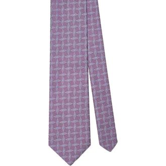 Robert Talbott Robert Diamond Cube Necktie in Lavender at Nordstrom