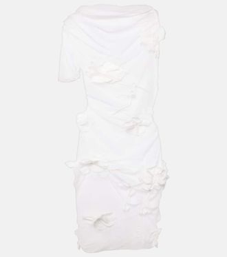 Jacquemus La Mini Robe Bocciolo silk-blend minidress