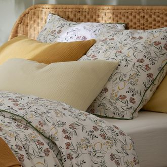 La Redoute Interieurs Dekbedovertrek in perkalkatoen, Rosalina