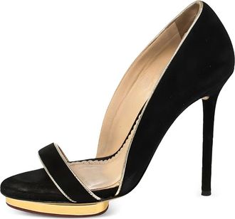 Charlotte Olympia Sandali Christine 115mm Pre-owned - Nero