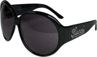 Gucci Pre-owned Accessories, female, Black, Size: ONE SIZE Pre-owned Vintage Sunglasses