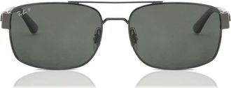Ray-Ban RB3687 Polarized 004/58 Mens Sunglasses Gunmetal Size 61