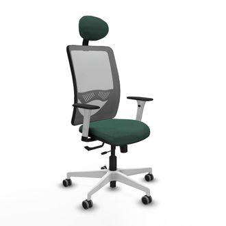 Piqueras y Crespo Silla De Oficina Piqueras Y Crespo Zulema Blanco Soporte Lumbar Ajustable