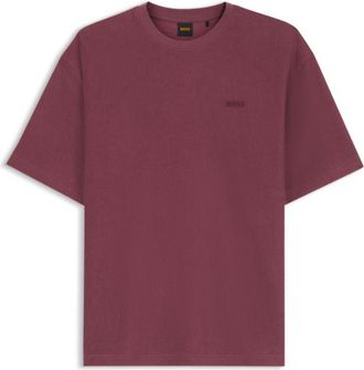 BOSS Relaxed-fit T-shirt in ribbed cotton