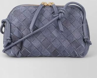 Bottega Veneta concert clutch rectangular woven knotted strap