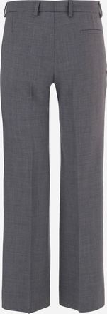 Darkpark Womens Trousers Colin Stretch Wool Grey Polyester