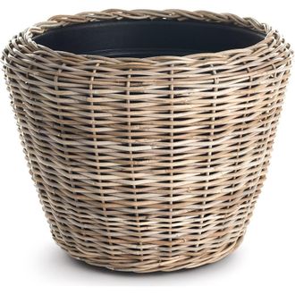 Napa Home & Garden Woven Dry Basket Planter 26.75 in Beige at Nordstrom