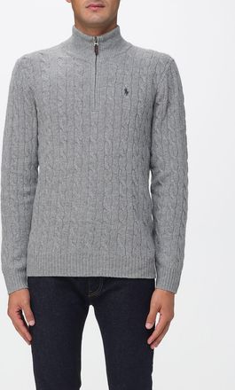 Polo Ralph Lauren Virgin Wool Half-Zip Turtleneck Jumper with Pony Logo