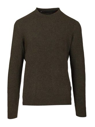 Barbour Holden Sweater Knitwear Verde-Uomo
