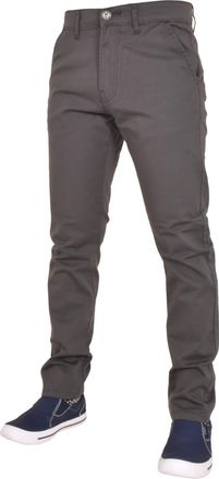 Enzo Jeans Mens Designer Skinny Slim Fit Chinos Super Stretch Trousers Pants EZ348 Grey 38 Regular New Prime