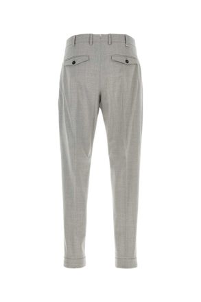 Pantaloni Torino Mens Grey Stretch Wool Pant 0220 Pantaloni