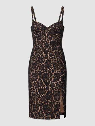 Bardot Bardot Minikleid mit floralen Lochstickereien Modell LARA in Black, Gr&ouml;&szlig;e XS