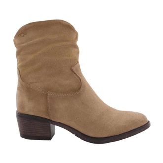 Aqa Aqa, Schoenen, Dames, Beige, 40 EU, Su&egrave;de, Vesuvio Soul Enkellaarsjes