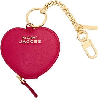 Marc Jacobs The Cookie Pouch Charm Keyring - Dames - Sleutelhangers & Tashangers - Roze - ONE Size - Leer - Accessoires