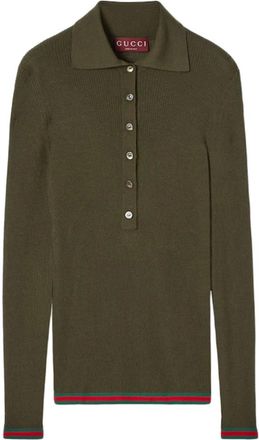 Gucci Mujer, Jerseys, Verde, Talla: S