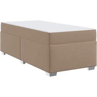 vidaXL Estructura De Cama Capuchino 100 X 200 Cm Cuero Sint&eacute;tico Vidaxl