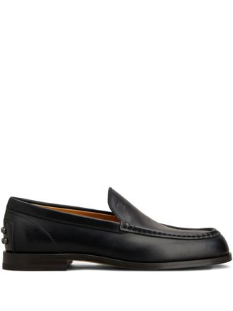 Tod's metal-studded loafers - men - CALFSKIN/Calf Leather/Calf Leather/Rubber - 10.5 - Black