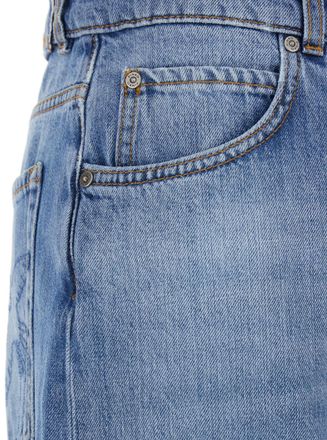 Pinko Womens Jeans Wanda Blue Denim Cotton