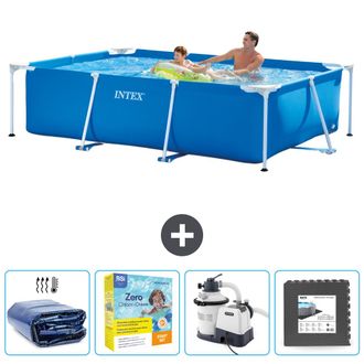 Intex Piscina Con Estructura Rectangular - 260x160x65 Cm - 7-piezas Scb68