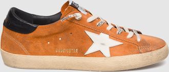 Golden Goose Baskets Homme Super-Star Suede Light Brown Cream Black