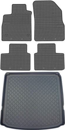 OEM Renault Megane Iv Estate Desde Mayo De 2016. Juego De Alfombrillas De Goma Para Coche + Alfombrilla Para Maletero