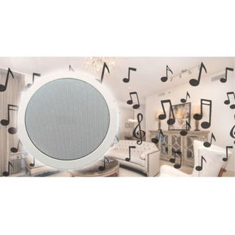 Trade Shop Trade Shop - Cassa Acustica 18 21 Cm Da Incasso Filodiffusione Negozi Impianti Audio Auto 6w