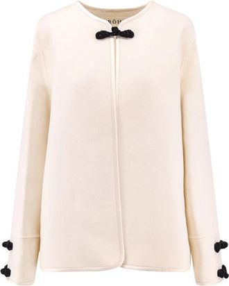 R&oacute;he Licht Jack - Dames - Zomerjassen - Wit - 2XS - Wol - Jassen