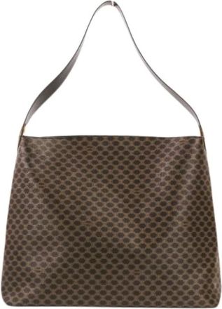 Celine Pre-owned Macadam Shoulder Bag - - Pre-owned - Donna - Marrone - ONE SIZE