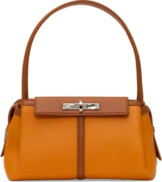 Hammitt Medium Lock Bag in Tailored Tangerine/Silver at Nordstrom