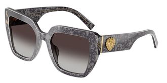 Dolce & Gabbana DG4538 34718G Womens Sunglasses Black Size 54
