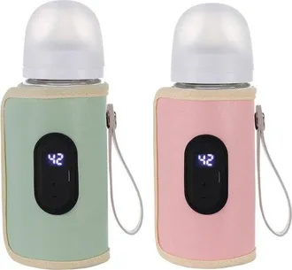 OEM Calientabiberones - Funda Para Biber&oacute;n - Calientabiberones Ajustable - Calientabiberones Port&aacute;til - Usb - Verde