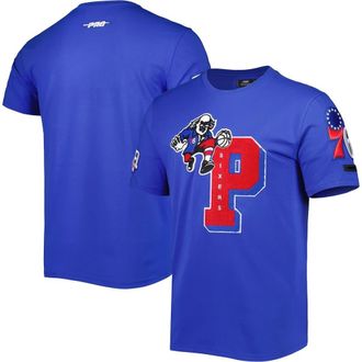 Pro Standard Mens Pro Standard Royal Philadelphia 76ers Mash Up Capsule T-Shirt at Nordstrom, Size Small