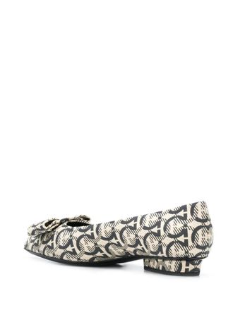 Ferragamo Viva Ballerina Flat - Beige